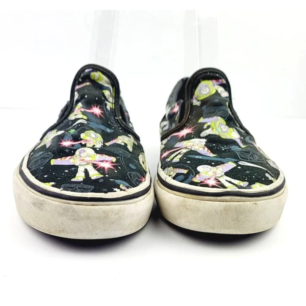 Buzz Light Year Vans Asher‎ Slip-On Kids Sneaker - Size 4